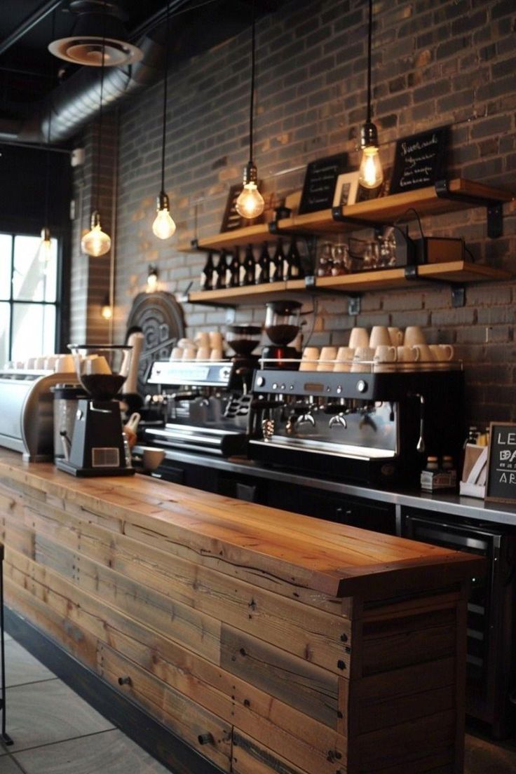 Cafe: A Stylish Blend of Rustic Charm and Contemporary Comfort