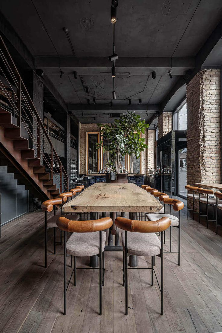 Stylish Industrial-Modern Cafe Design with Inviting Atmosphere