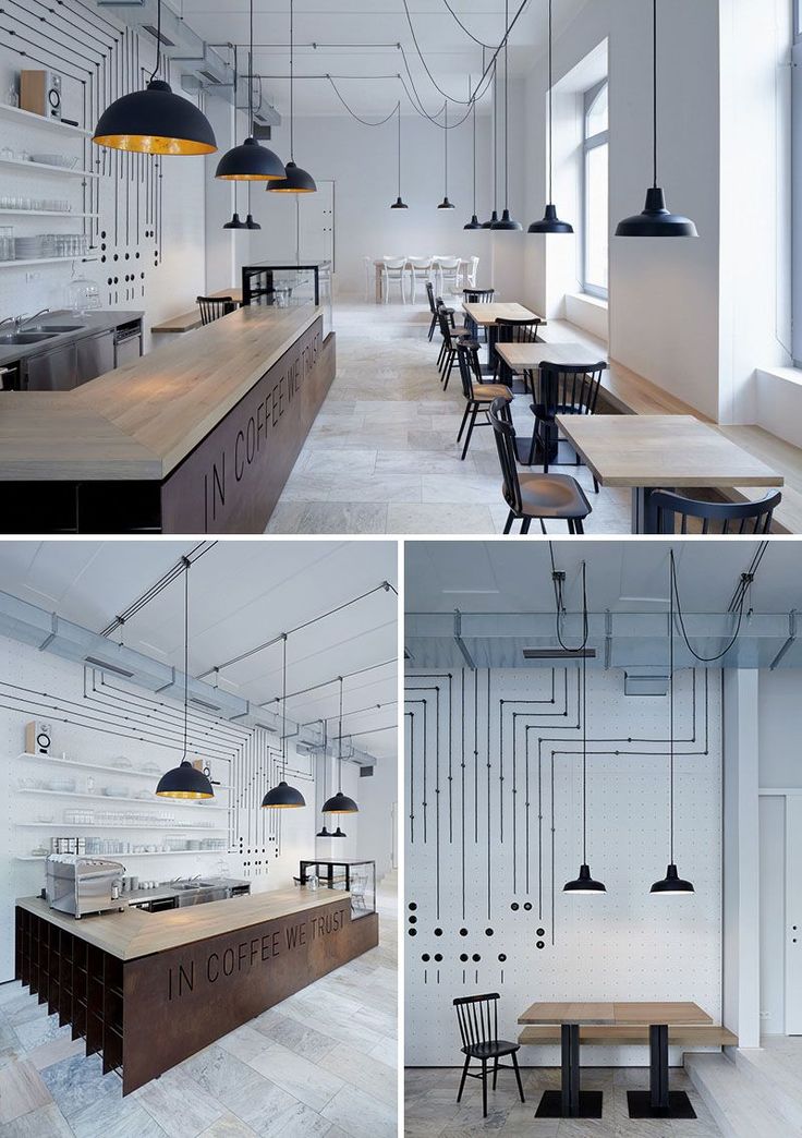 Minimalist Cafe Design: Modern Aesthetic with Industrial Accents and Inviting Social Spaces