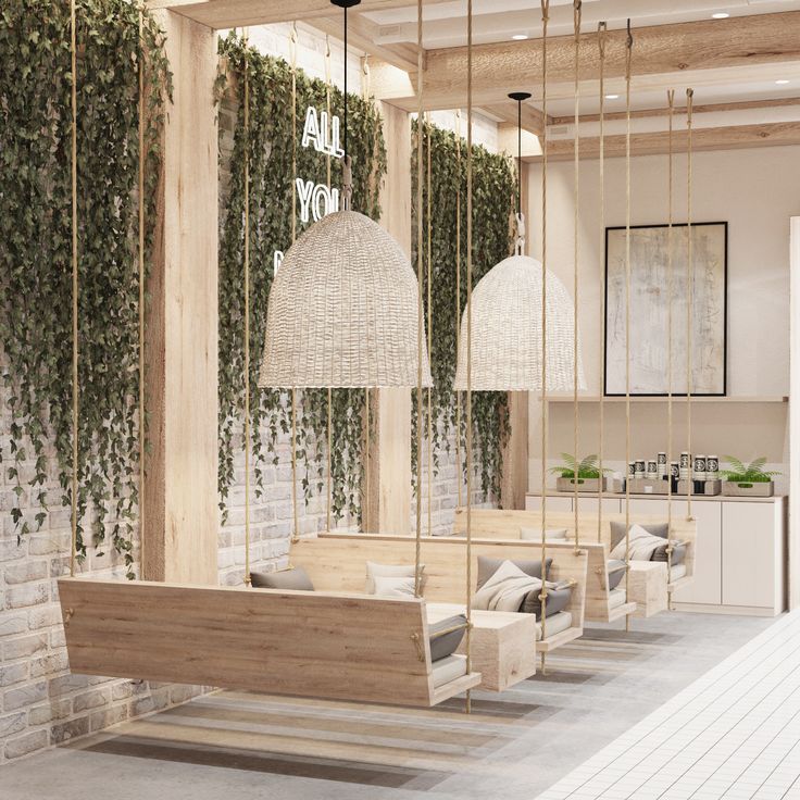 Modern Cafe Design: A Cozy Haven Blending Natural Elements and Sophistication for Relaxed Social Interactions