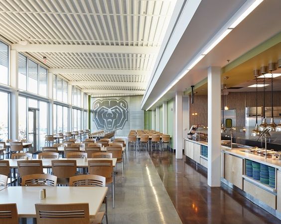 Contemporary Cafe Design: A Bright and Inviting Space with Natural Light and Community Focus