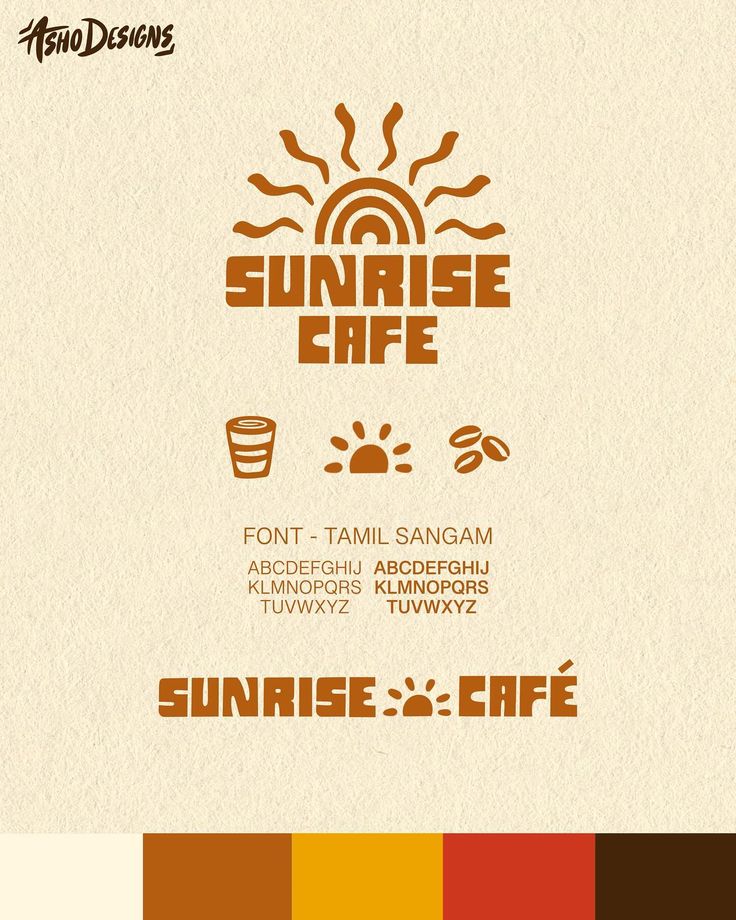 Cozy Cafe Design: Embracing Warmth and Community with Earthy Tones and Unique Typography