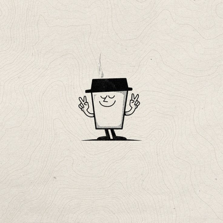 Whimsical Coffee Cup Character Design Enhances Cafe Ambiance and Branding