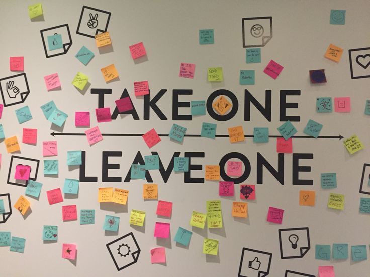 Vibrant Sticky Note Wall Fosters Community and Creativity in Cafe Design