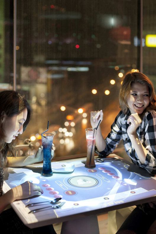 Futuristic Cafe Design Transforms Dining into an Interactive Social Hub