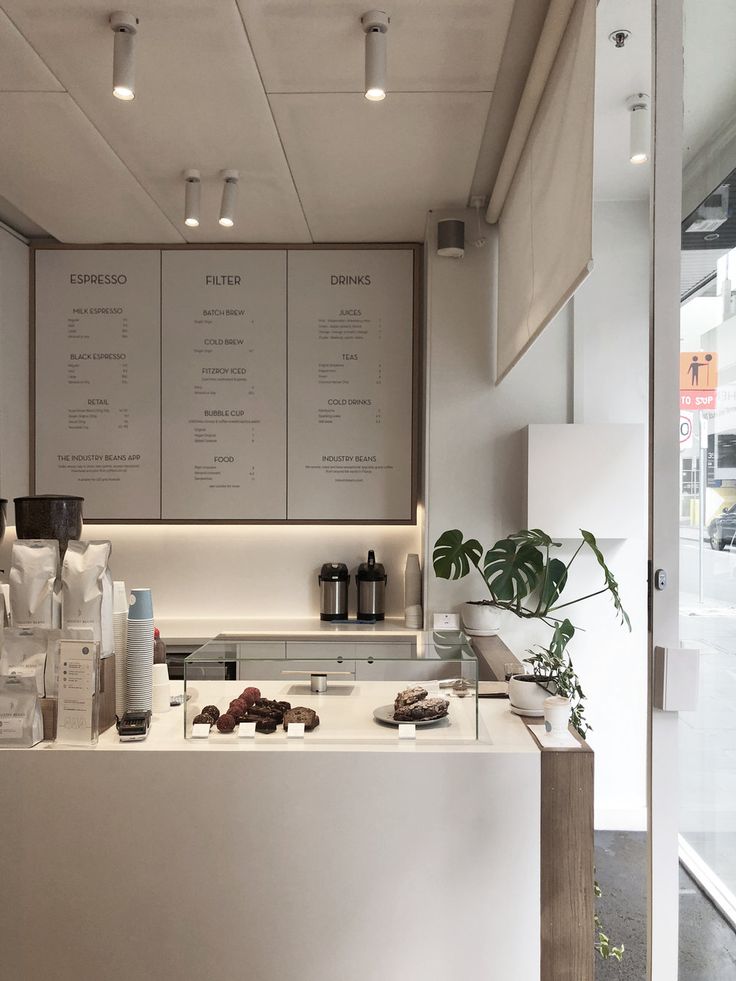 Modern Minimalist Cafe Design: A Bright, Inviting Space with Functional Elegance