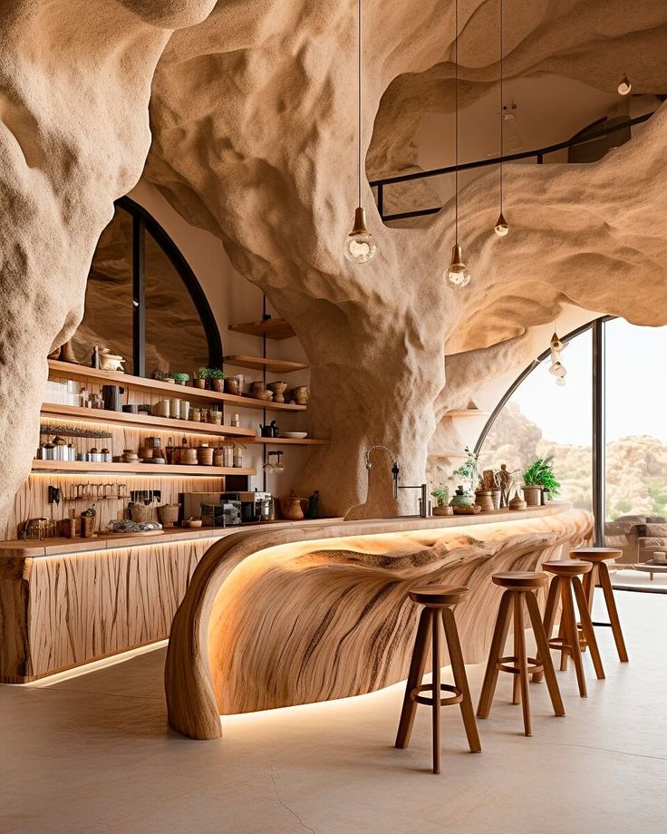 Cafe Design: A Harmonious Fusion of Organic Aesthetics and Modern Comfort