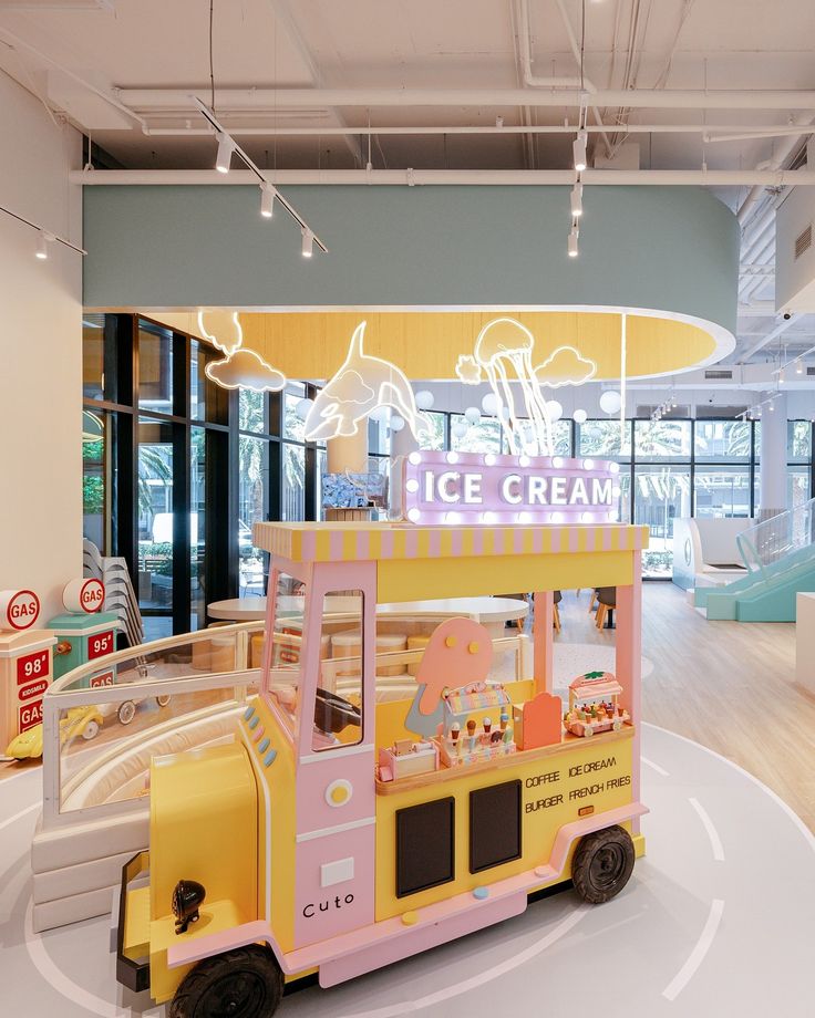 Whimsical Cafe Design Blends Playfulness and Relaxation in a Vibrant Atmosphere