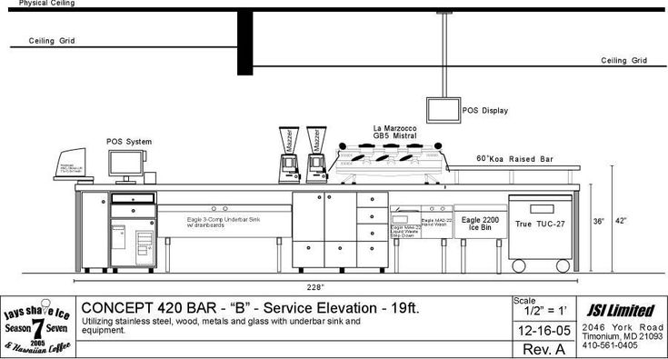 Modern Cafe Bar Layout: Stylish and Functional Design for Enhanced Service and Customer Experience