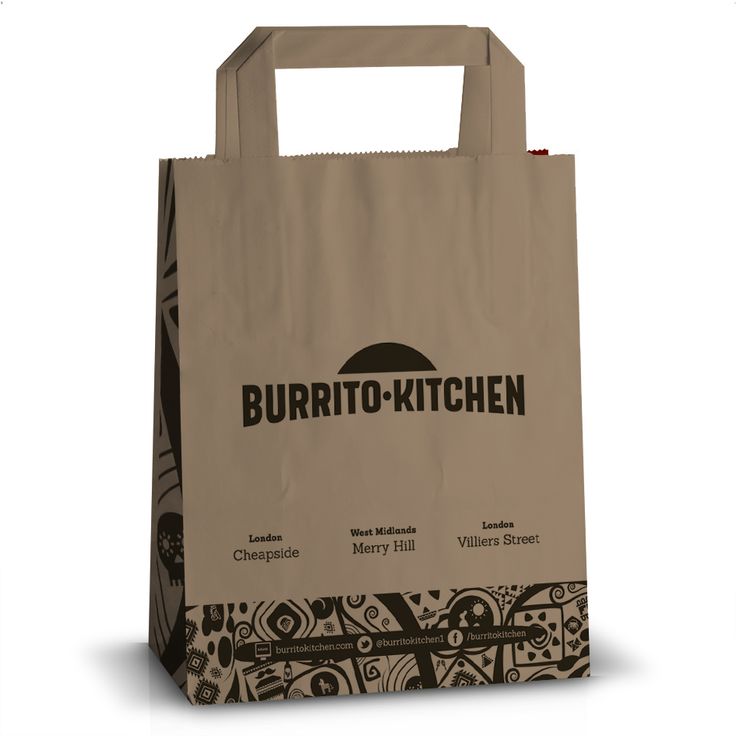 Stylish and Functional Takeaway Bag Design Balances Brand Identity and Customer Convenience