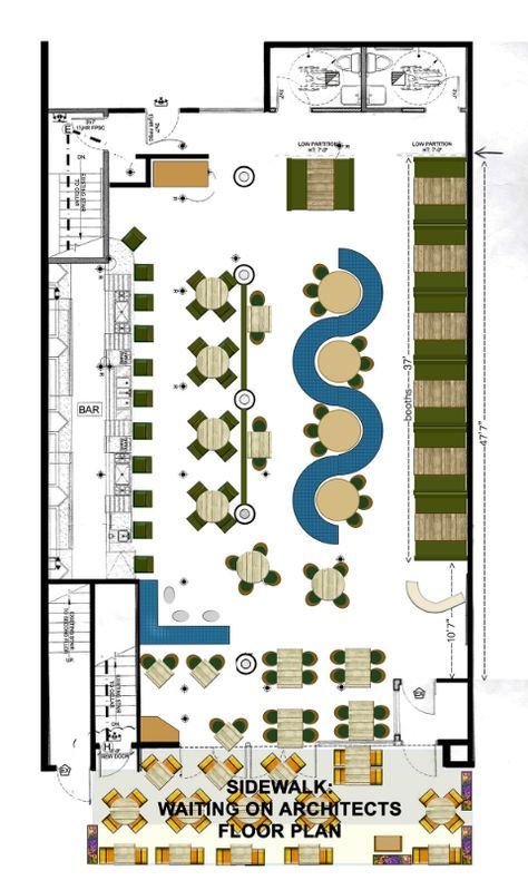 Welcoming Cafe Design with Harmonious Seating, Central Flow, and Inviting Outdoor Spaces