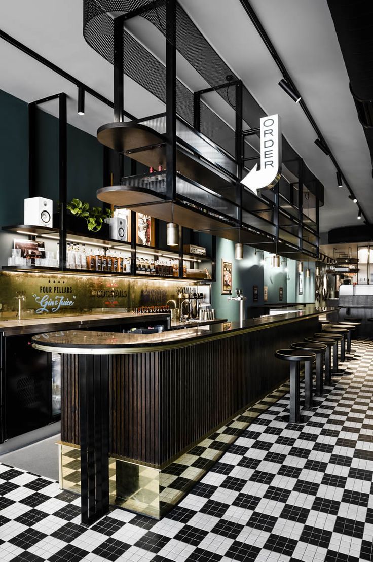 Sleek Cafe Design Blends Modern Aesthetic with Timeless Charm