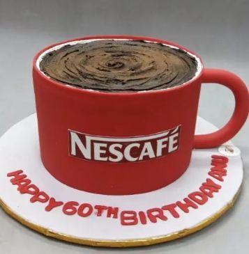 Nescafe Cake Design | CafeInspo