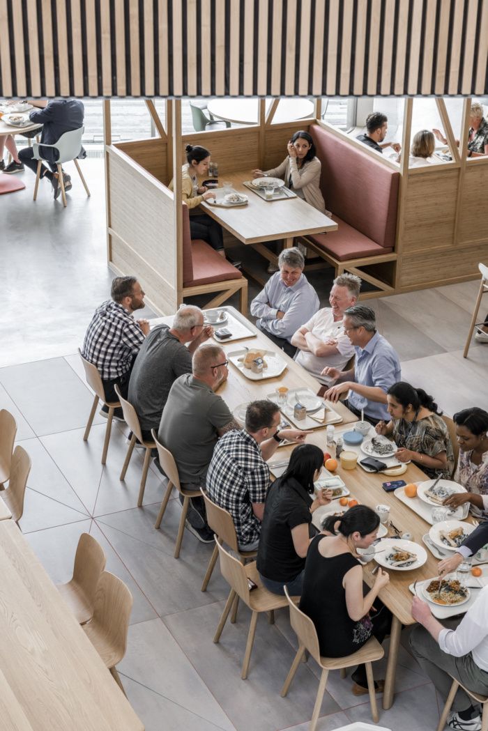 Modern Cafe Design: Warm, Inviting Space for Social Interaction