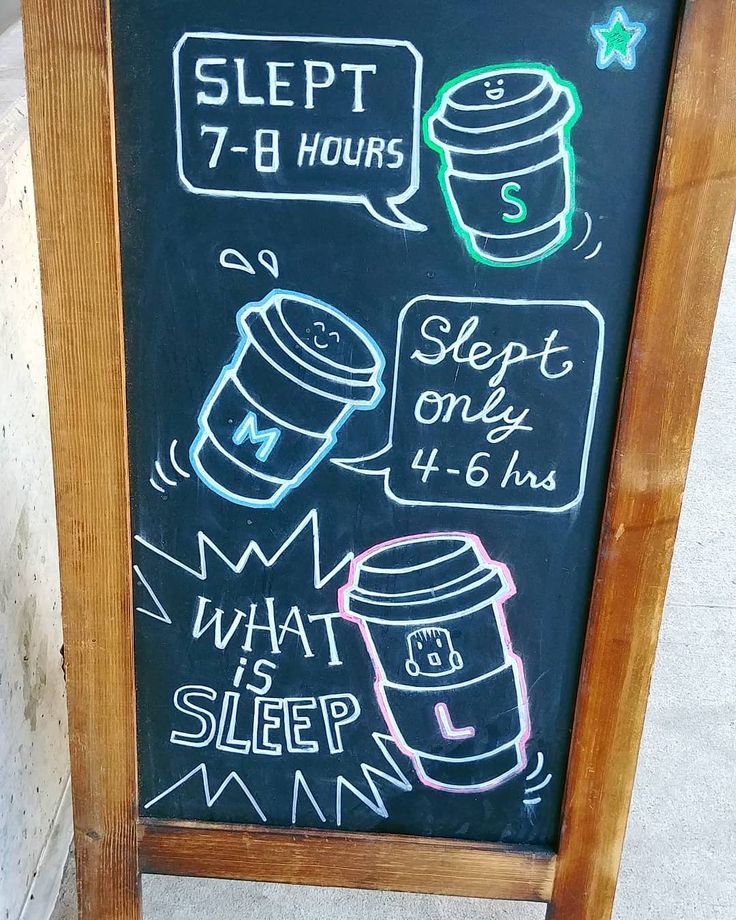 Whimsical Chalkboard Sign Enhances Cafe Aesthetic with Playful Coffee-Themed Humor