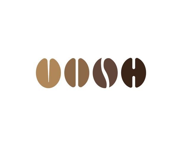 Stylized Coffee Bean Design: A Warm, Minimalist Aesthetic for Modern Cafes