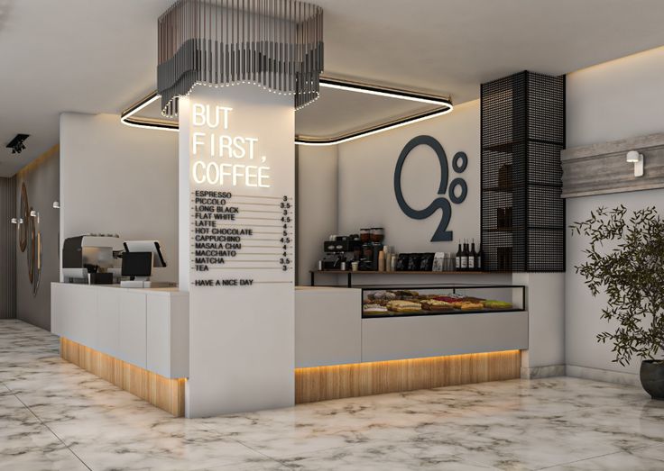 Modern Minimalist Cafe Design: Elegance, Openness, and Sophistication