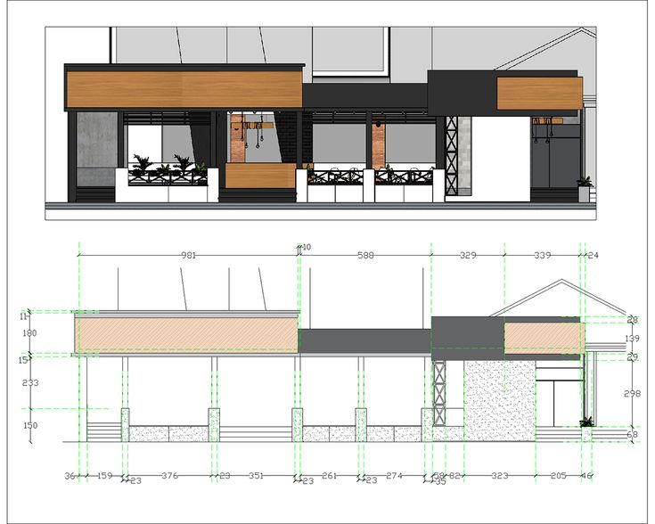 Modern Cafe Design Featuring Clean Lines, Natural Light, and Harmonious Aesthetics