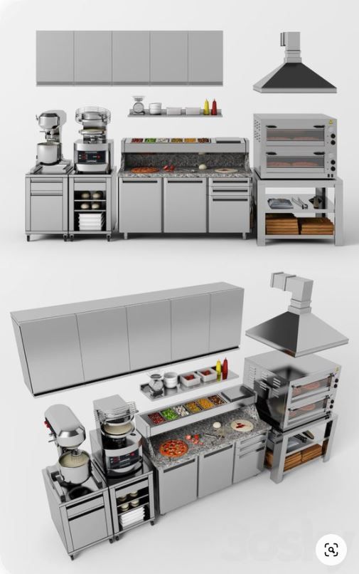 Contemporary Stainless Steel Kitchen Design Optimizing Efficiency and Aesthetics for High-Volume Service