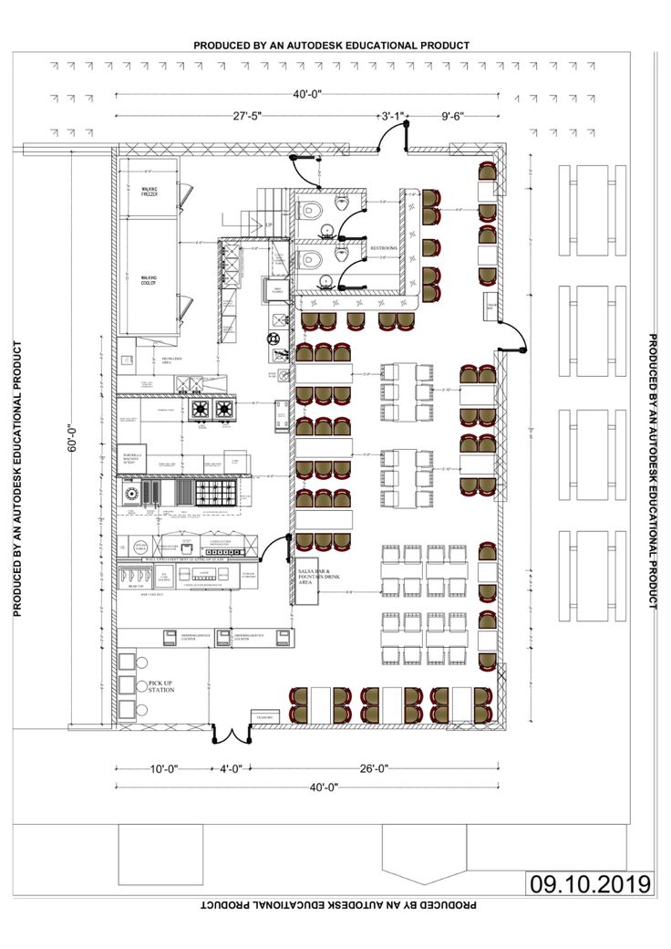 Efficiently Designed Cafe Layout Promotes Comfort and Accessibility