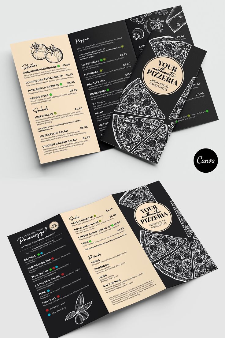 Modern Cafe Menu Design: A Stylish and Inviting Blend of Readability and Artisanal Touches