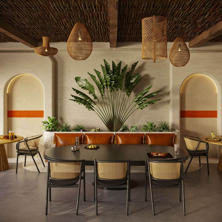 Inviting Cafe Design Blends Natural Materials and Earthy Tones for Relaxation and Socializing