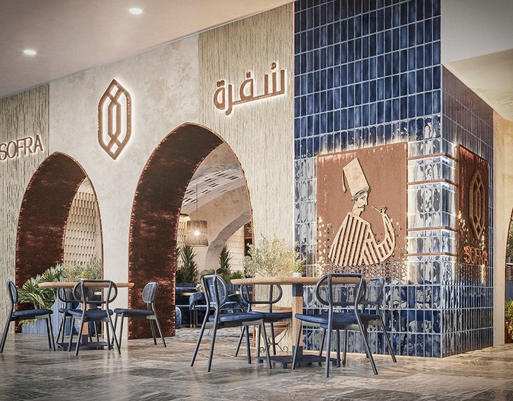 Elegant Cafe Design Merges Modernity and Tradition for a Welcoming Ambiance