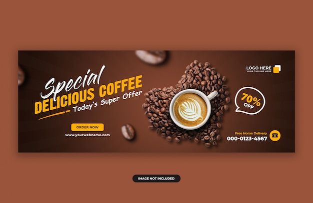 Cozy Cafe Design: Inviting Coffee-Themed Promotion