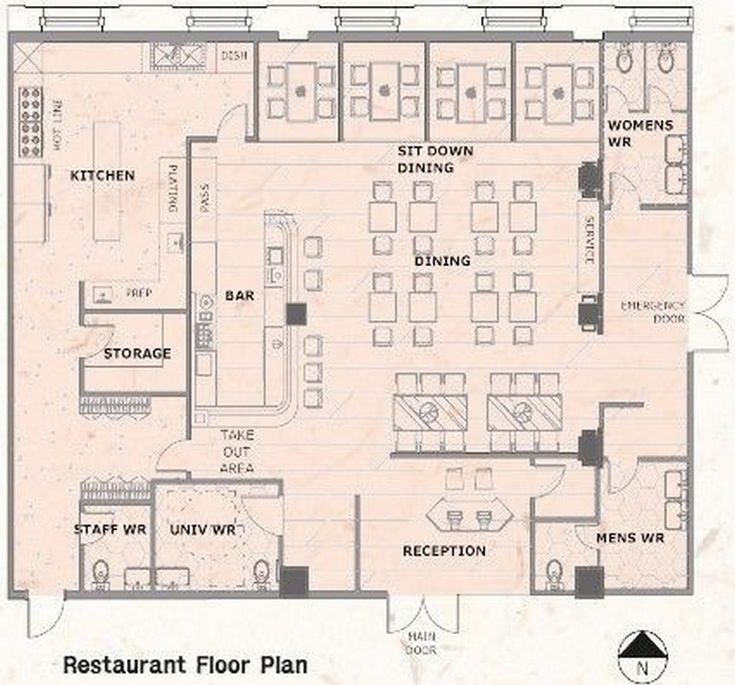 Inviting Cafe Design: Optimized Layout Enhancing Dining Experience and Functionality