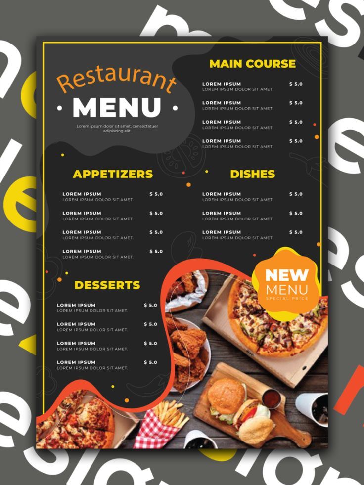 Engaging Cafe Menu Design: Vibrant Visuals and Easy Navigation Enhance Dining Experience