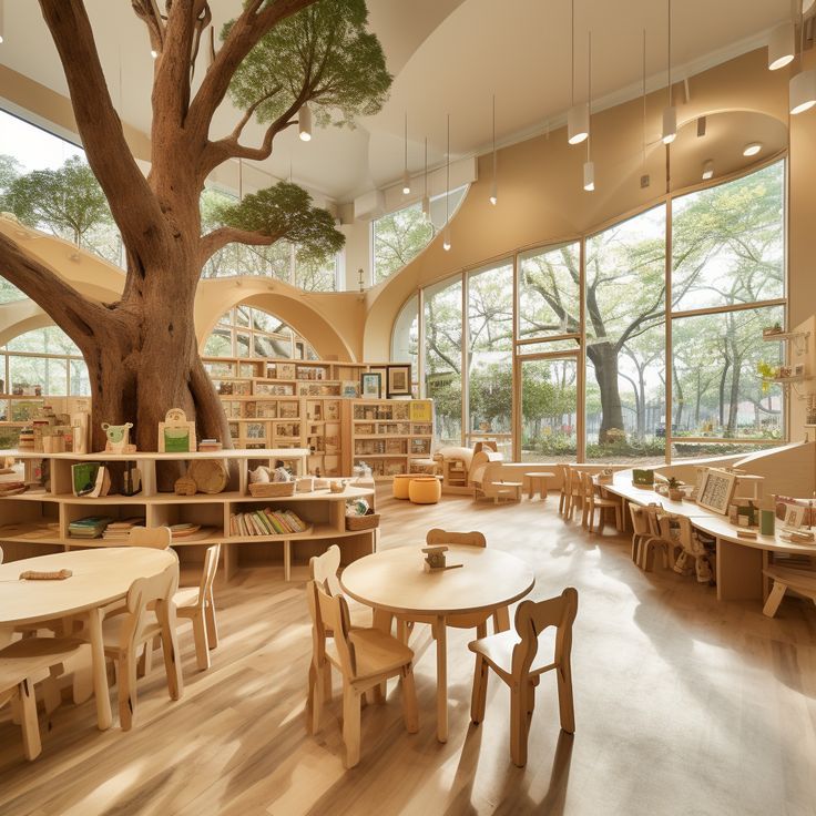 Charming Cafe Design: Harmonizing Nature and Comfort for a Tranquil Experience