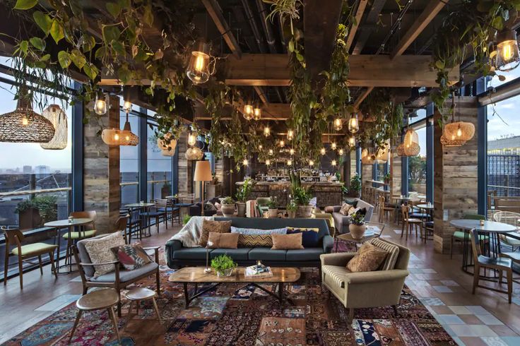 Charming Cafe Design Merges Nature and Comfort for a Cozy Atmosphere