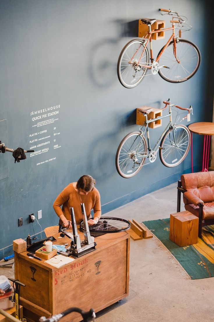 Charming Cafe Design Merges Cycling Culture with Communal Spaces for Creativity and Community