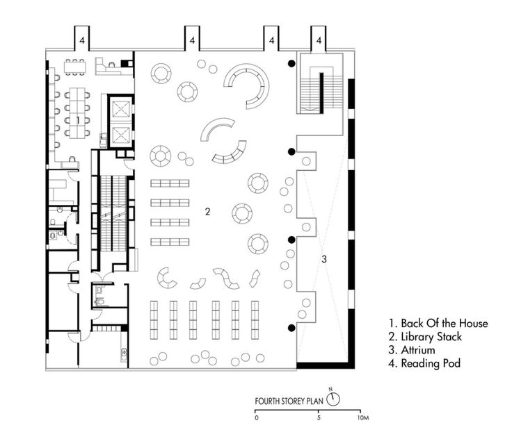 Thoughtfully Designed Cafe Floor Plan Enhances Customer Experience with Open Spaces and Cozy Nooks