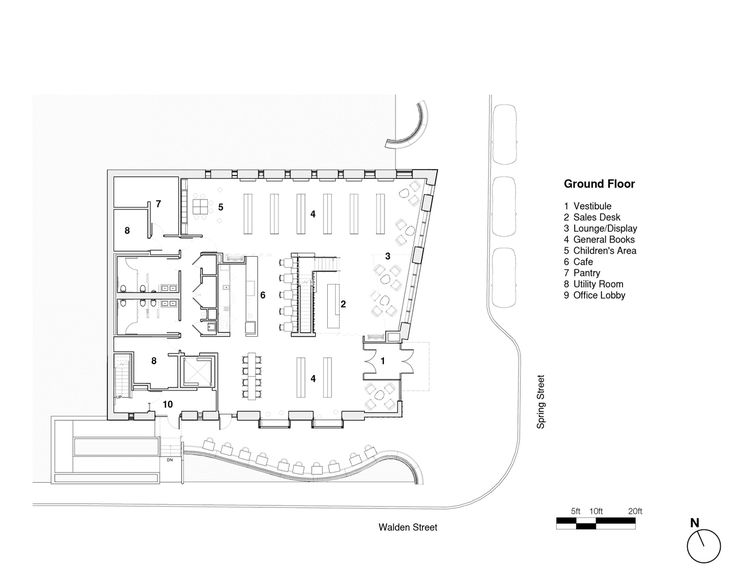 Thoughtfully Designed Cafe Floor Plan Promoting Relaxation and Engagement