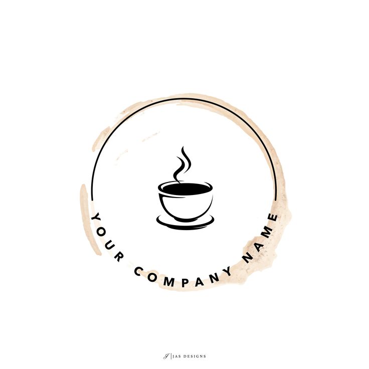 Minimalist Coffee Cup Logo Design: Modern, Inviting, and Versatile for Cafes