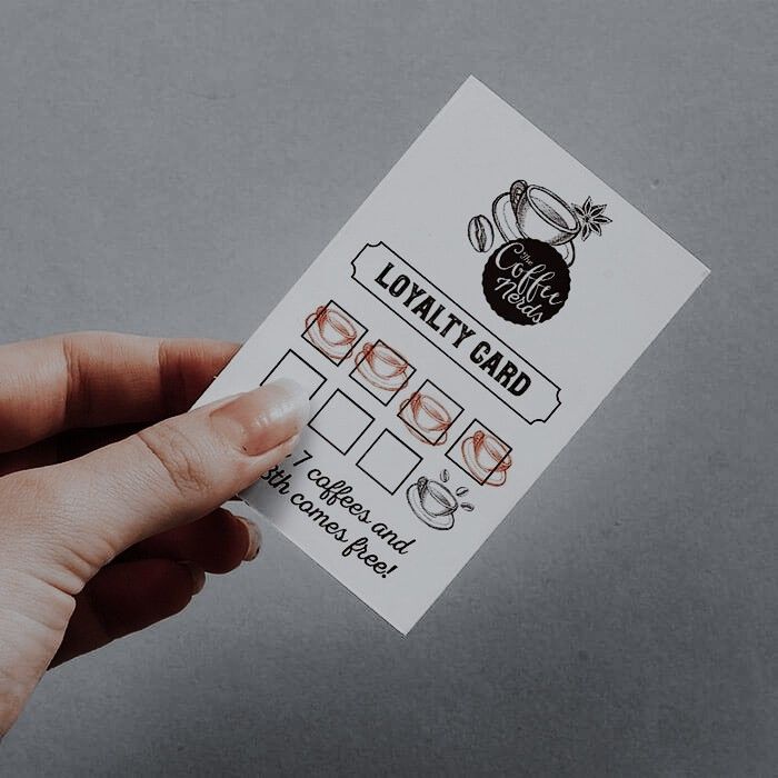 Modern Cafe Loyalty Card: A Stylish Blend of Minimalism and Engagement