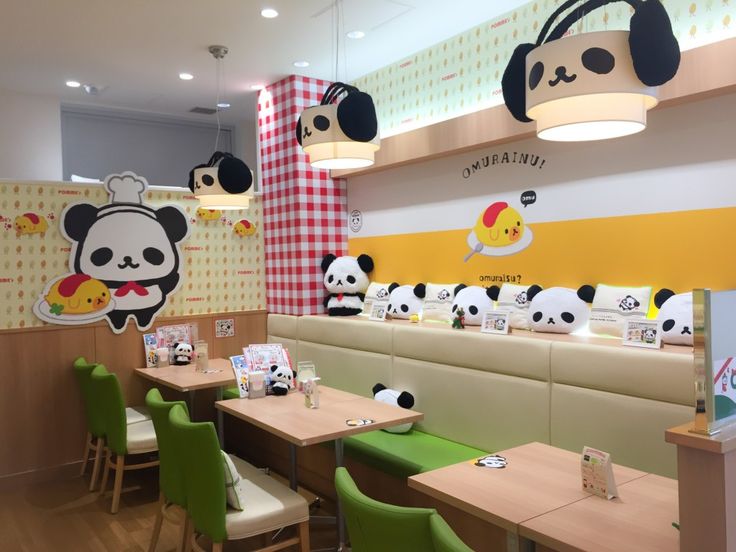 Whimsical Panda-Themed Cafe Design Creates a Family-Friendly Dining Experience