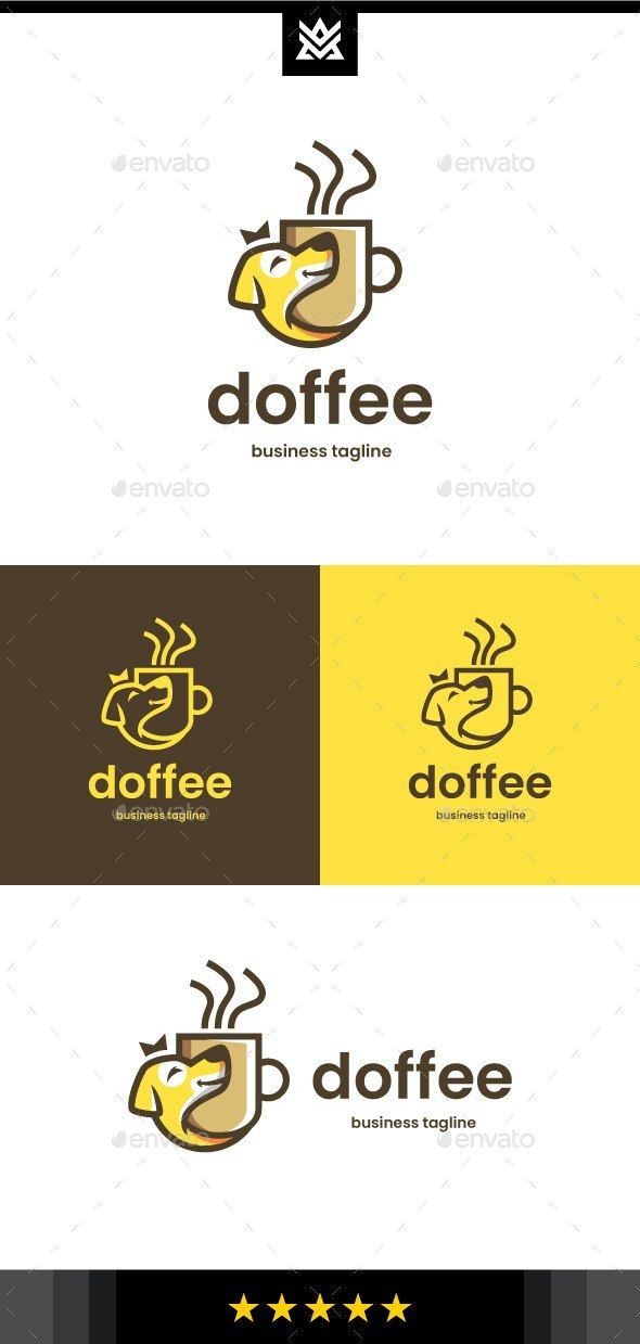 Creative Cafe Logo Blending Coffee and Bird Imagery with a Cozy Color Palette