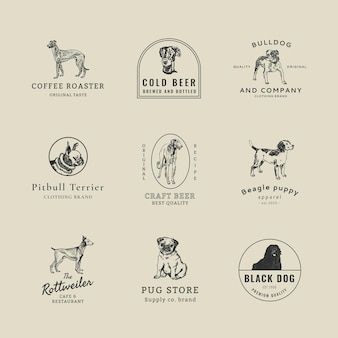 Dog-Themed Cafe Branding: A Blend of Vintage Charm and Contemporary Simplicity