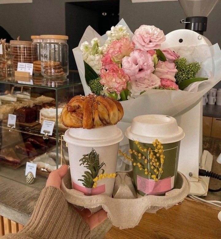 Warm and Inviting Cafe Design with Artisanal Treats and Elegant Presentation