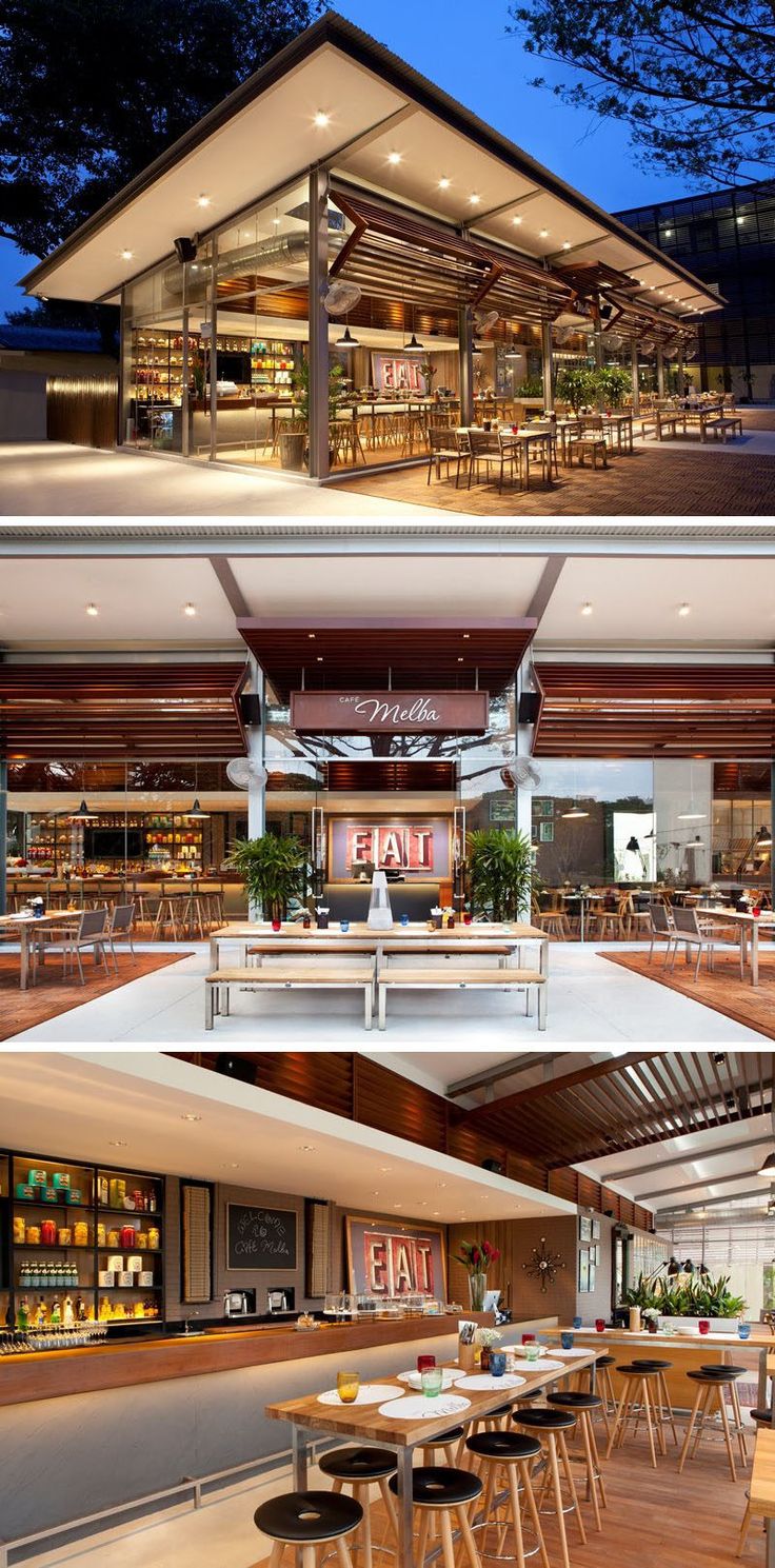 Contemporary Cafe Design Emphasizes Openness, Natural Materials, and Inviting Atmosphere