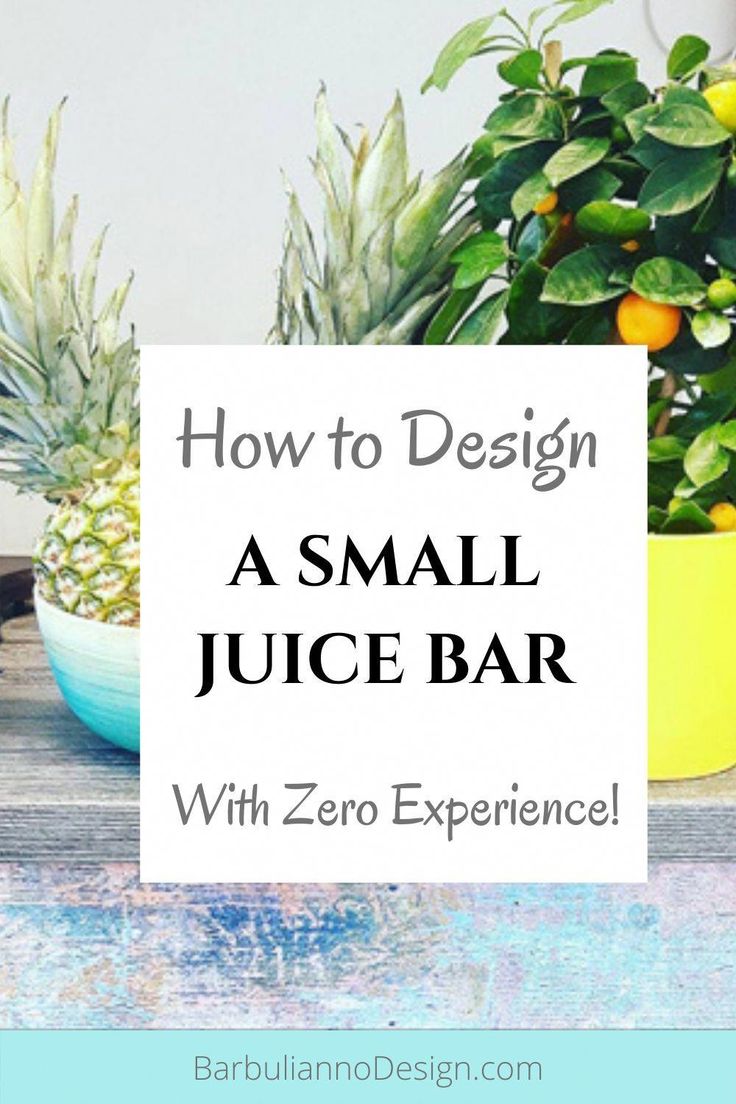 Vibrant Juice Bar Design Emphasizing Freshness and Relaxation