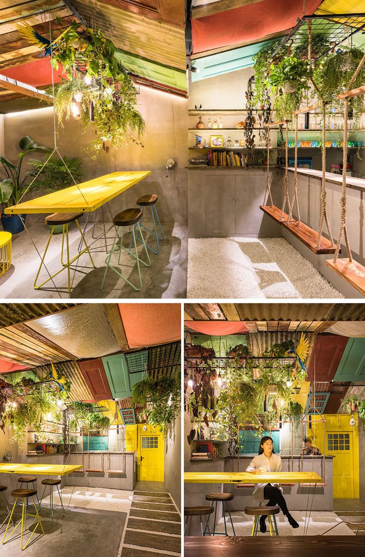 Vibrant Cafe Design: A Harmonious Blend of Comfort, Creativity, and Nature