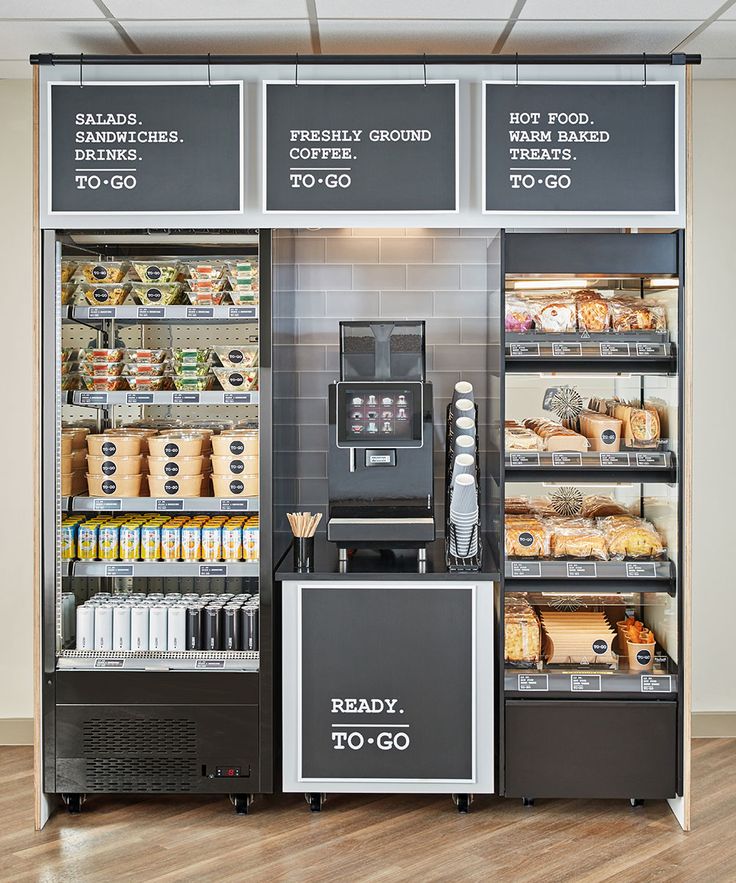 Sleek Cafe Design Focused on Convenience and Quick Service for On-the-Go Customers