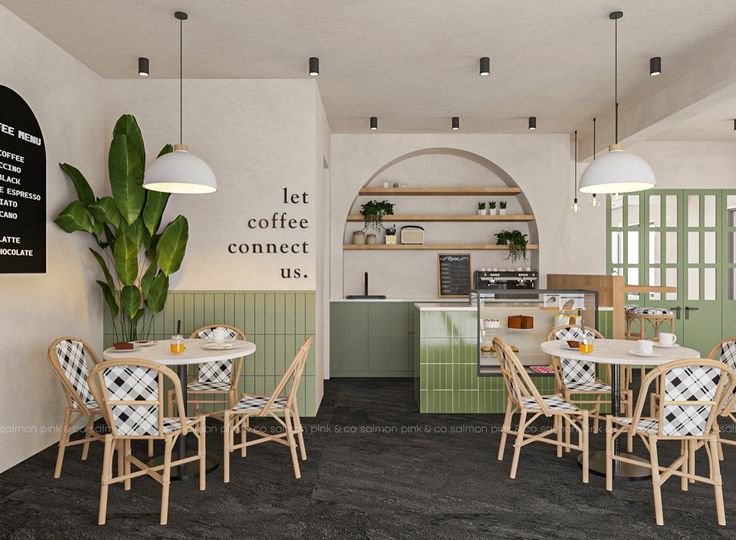 Cozy Modern Cafe Design Emphasizing Natural Materials and Community Atmosphere