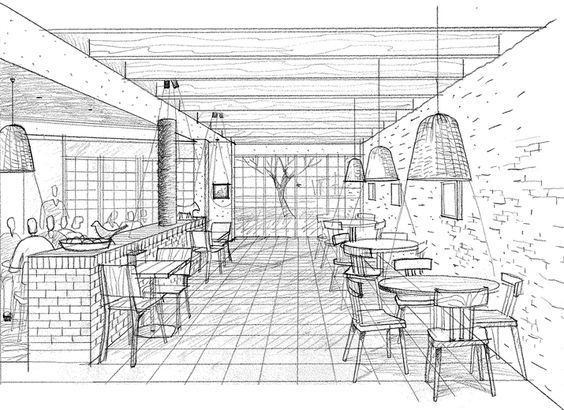 Welcoming Cafe Design: Open Layout with Natural Elements and Cozy Atmosphere