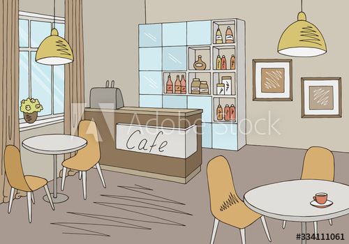 Cozy Cafe Design with Inviting Atmosphere and Light Color Palette