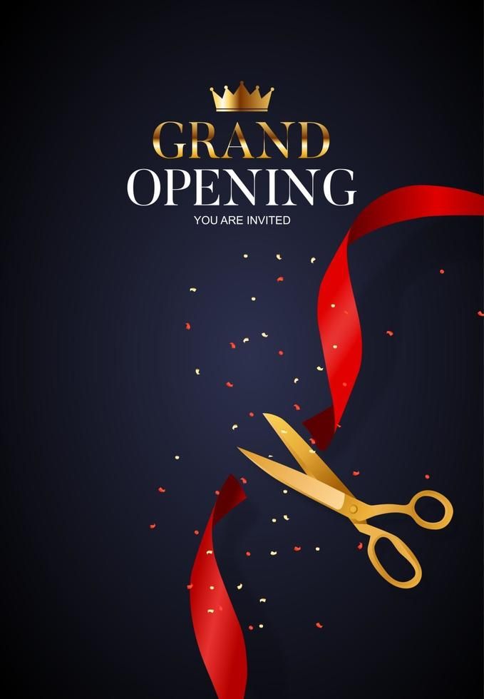 Festive Design for a Grand Cafe Opening: Excitement and Elegance