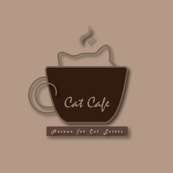 Cozy Cafe Design Celebrating Coffee and Cats with Warmth and Whimsy